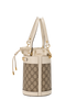 Small Horsebit 1955 Bucket Bag, &pound;750, Handbags, Beige/Cream, Coated Canvas/Leather, Bottom view